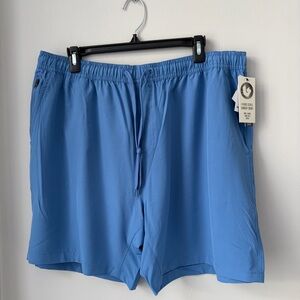 NWT Burnside Hybrid Series Sunday Short Blue (2XL) Drawstring Elastic Waist